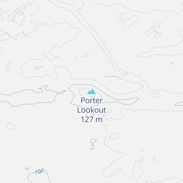Map of Porter Lookout