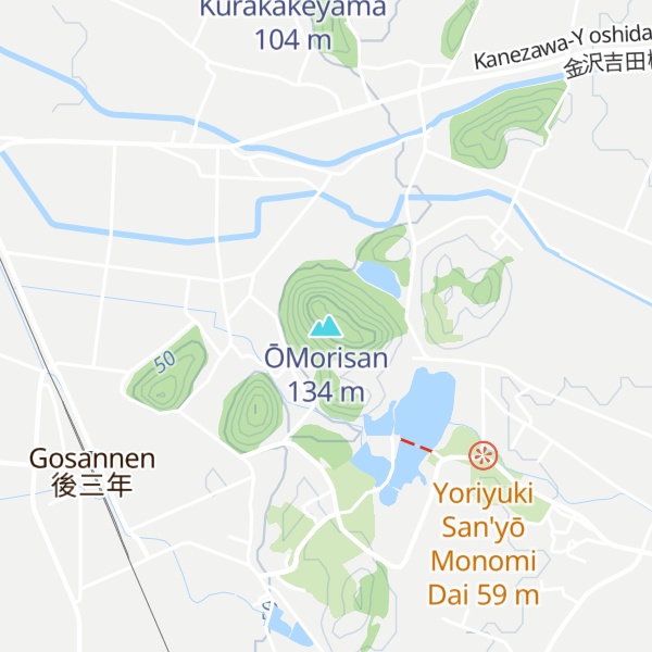 Map of ŌMorisan