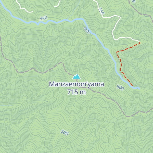Map of Manzaemon'yama