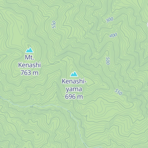 Map of Kenashi-yama