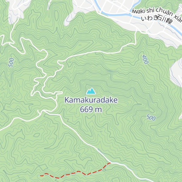 Map of Kamakuradake