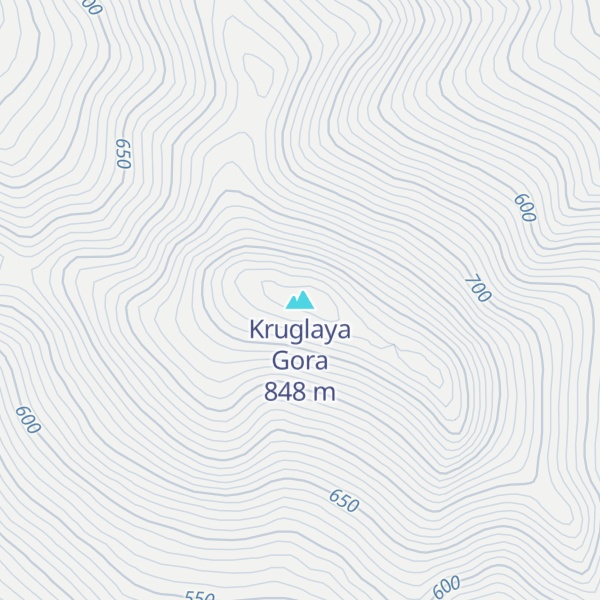 Map of Kruglaya Gora