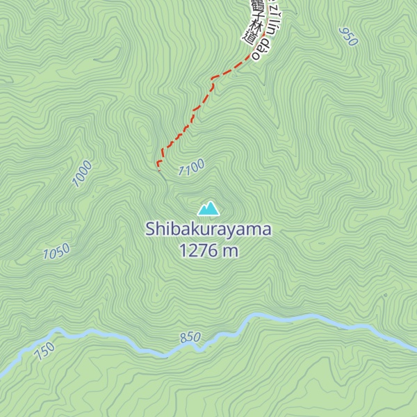 Map of Shibakurayama