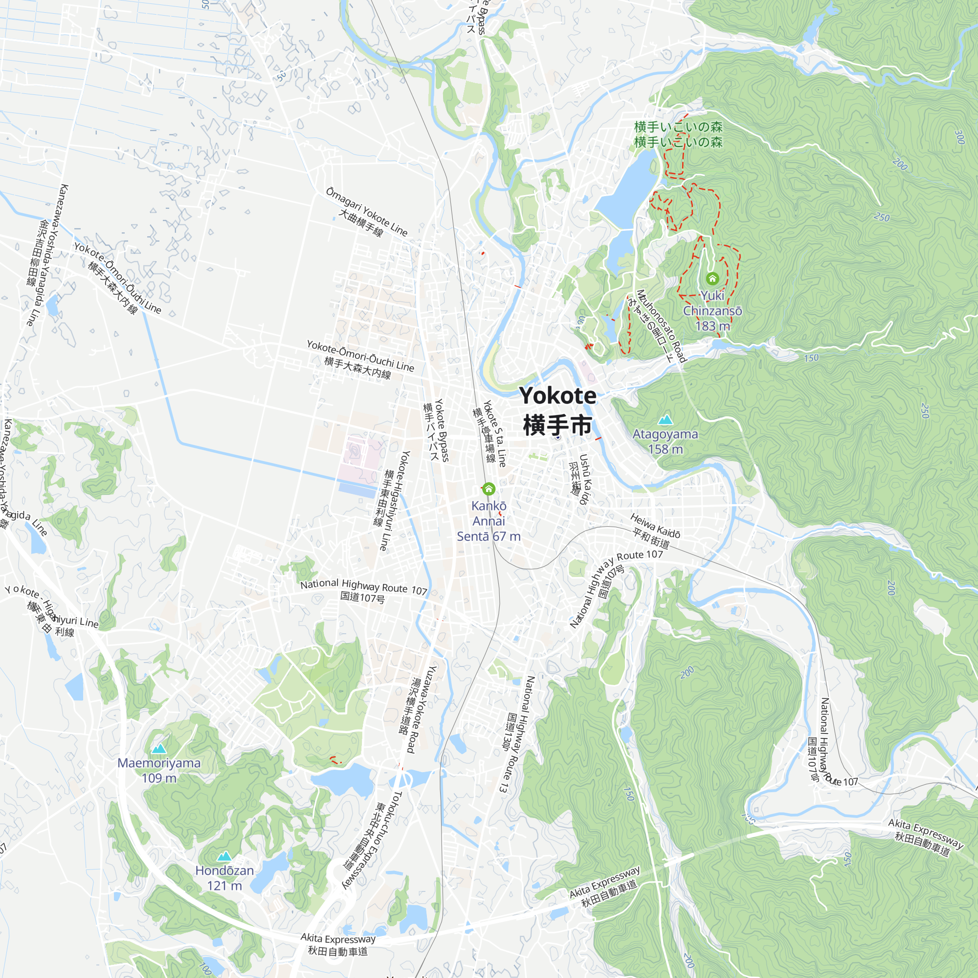 Kankō Annai Sentā map