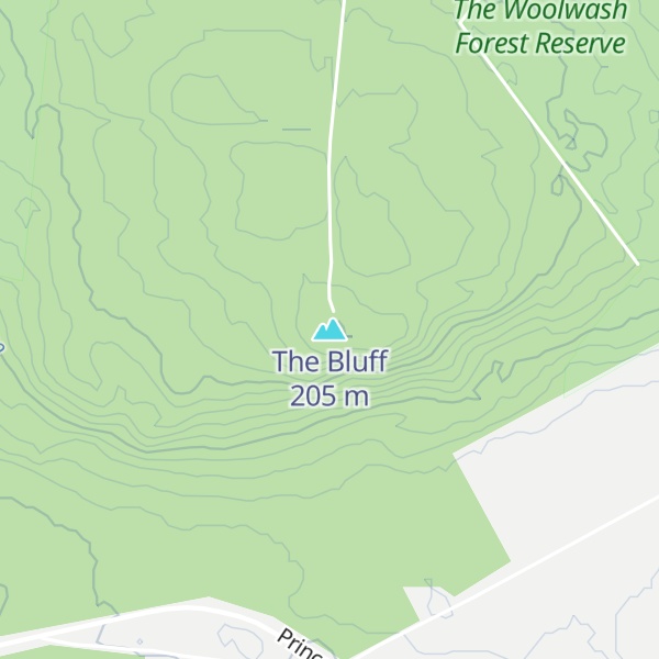 Map of The Bluff