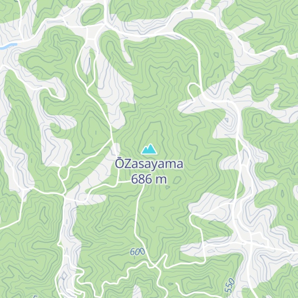 Map of ŌZasayama