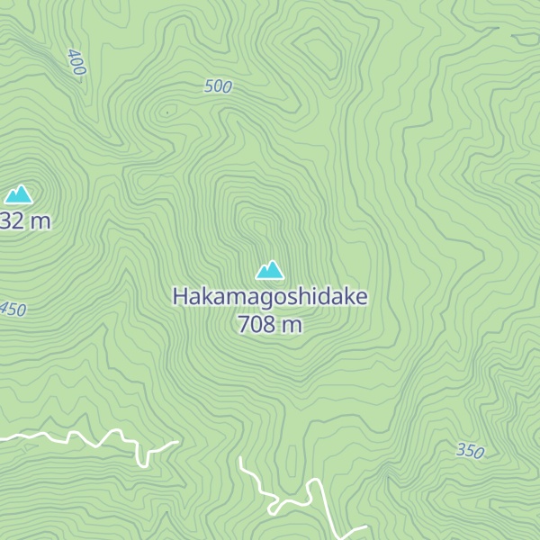 Map of Hakamagoshidake