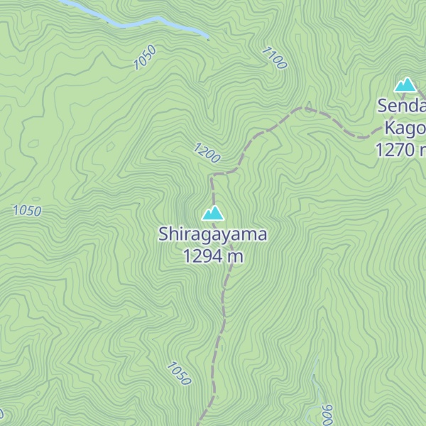 Map of Shiragayama