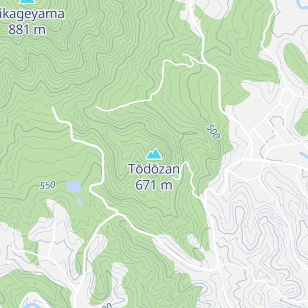 Map of Tōdōzan