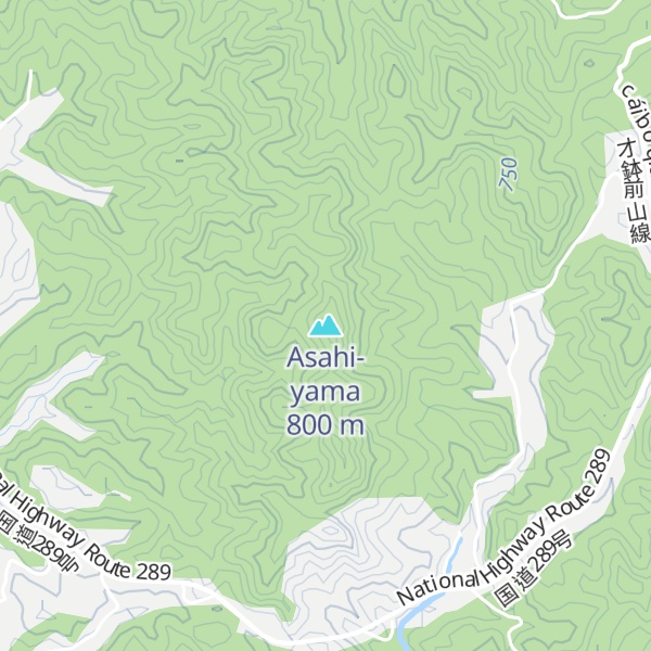 Map of Asahi-yama