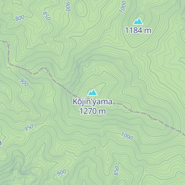 Map of Kōjin'yama