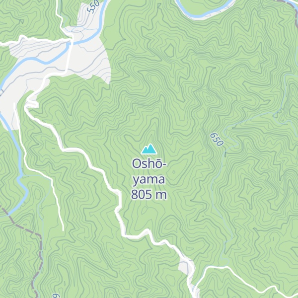 Map of Oshō-yama