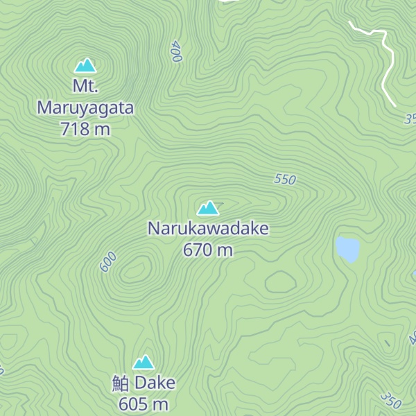Map of Narukawadake