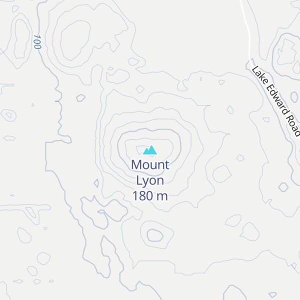 Map of Mount Lyon