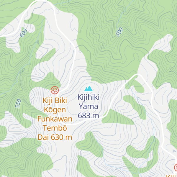 Map of Kijihiki Yama