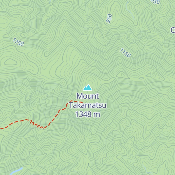Map of Mount Takamatsu