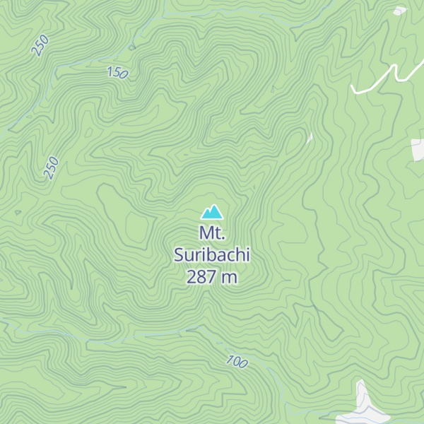 Map of Mt. Suribachi