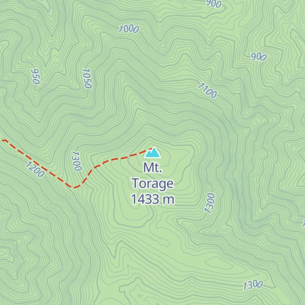 Map of Mt. Torage