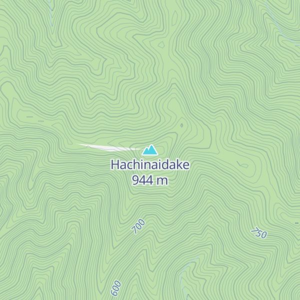 Map of Hachinaidake
