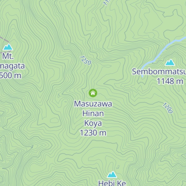 Map of Masuzawa Hinan Koya