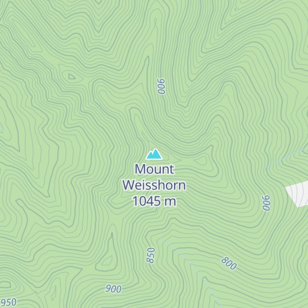 Map of Mount Weisshorn