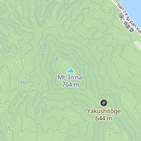 Map of Mt. In'nai