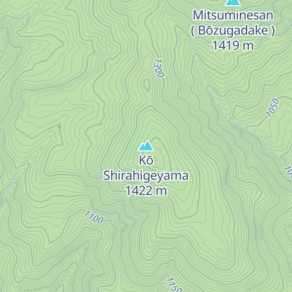 Map of Kō Shirahigeyama