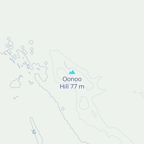 Map of Oonoo Hill