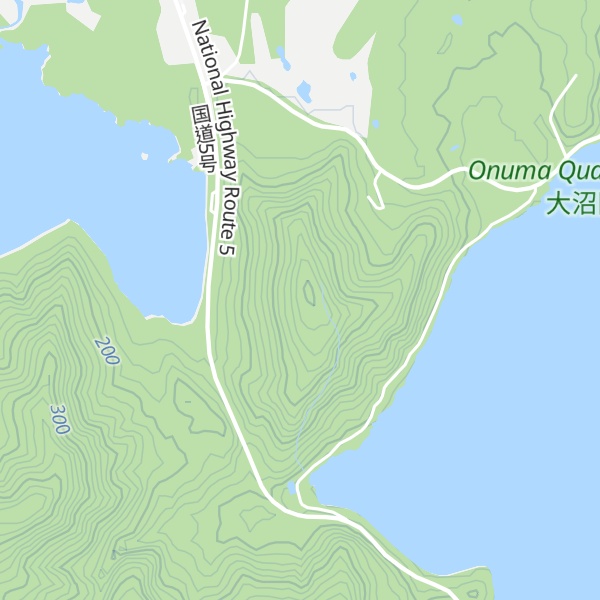 Map of Mt. Higure