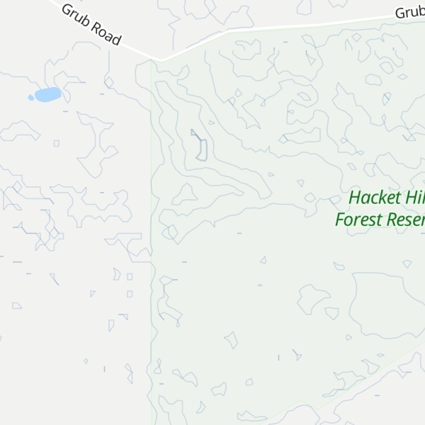 Map of Hacket Hill