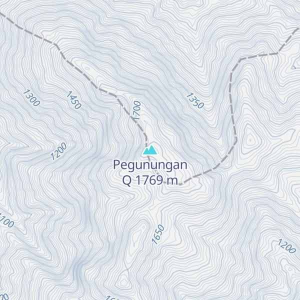 Map of Pegunungan Q