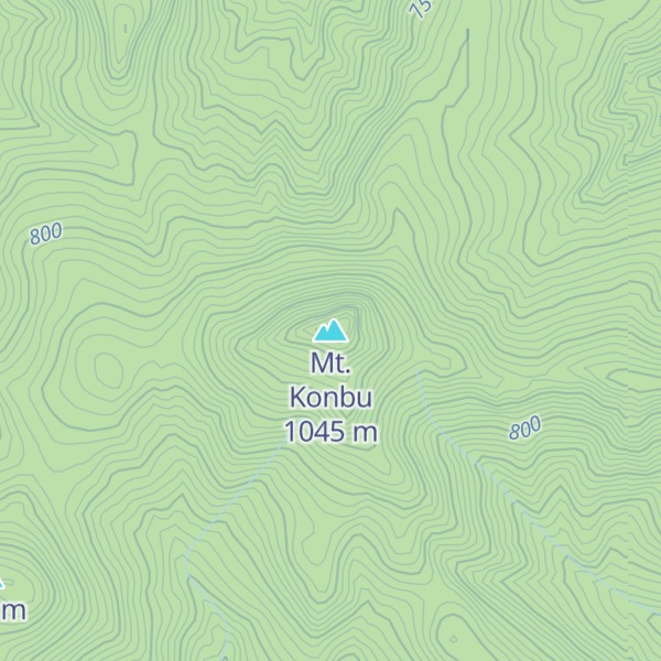 Map of Mt. Konbu