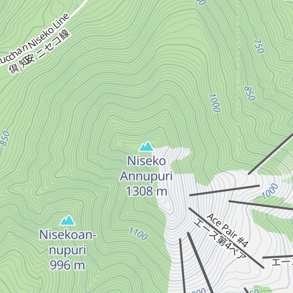 Map of Niseko Annupuri