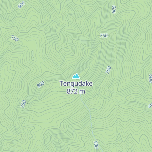 Map of Tengudake