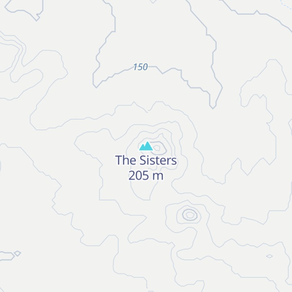 Map of The Sisters