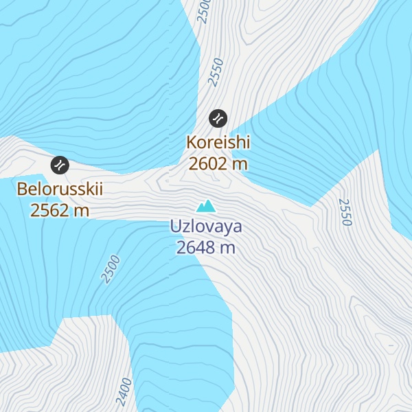 Map of Uzlovaya