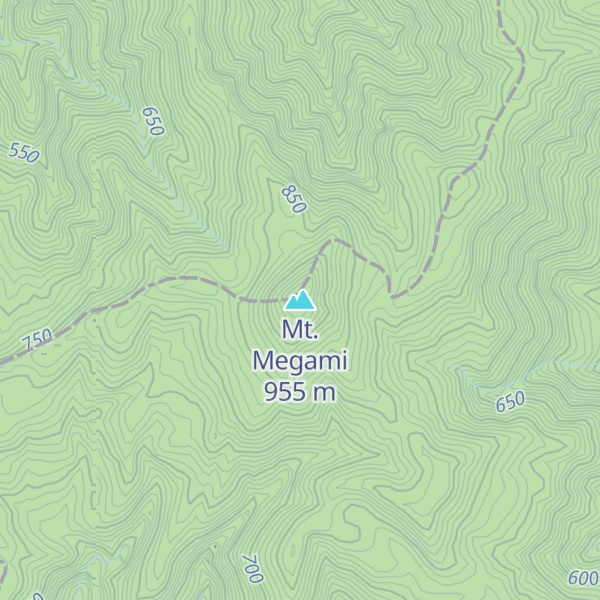 Map of Mt. Megami