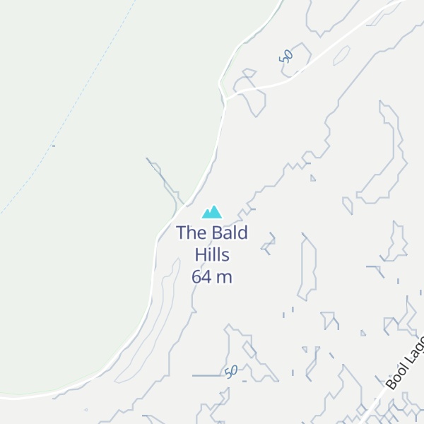 Map of The Bald Hills