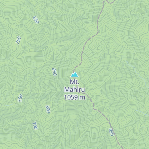 Map of Mt. Mahiru