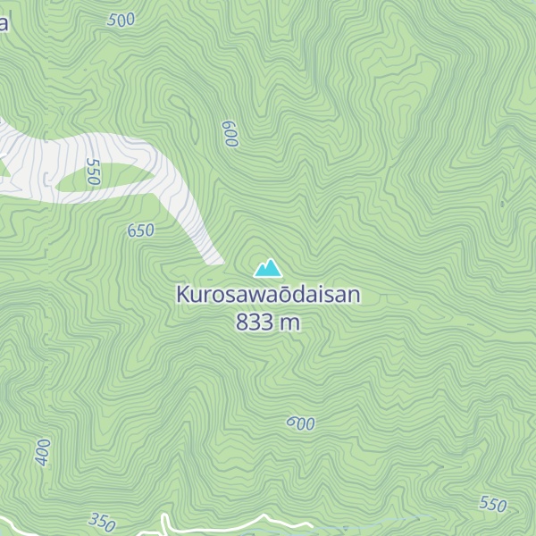 Map of Kurosawaōdaisan