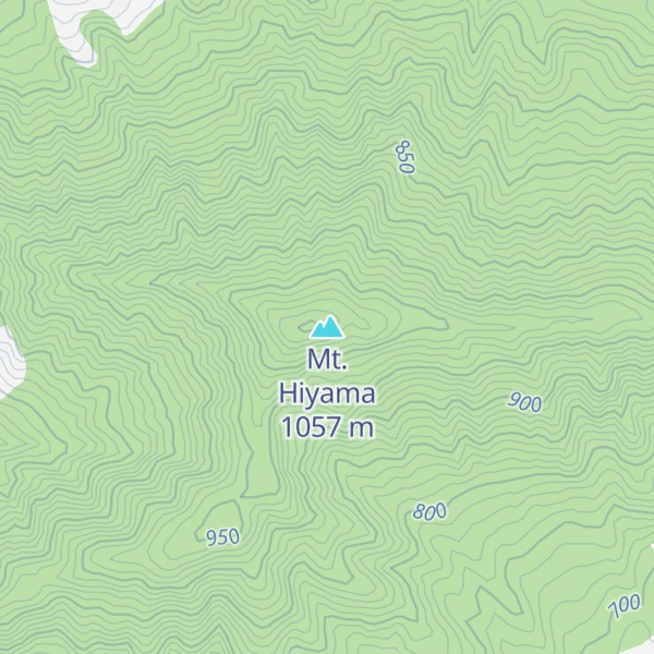 Map of Mt. Hiyama