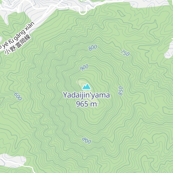 Map of Yadaijin'yama