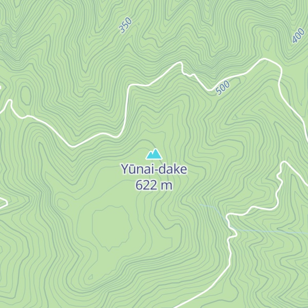 Map of Yūnai-dake