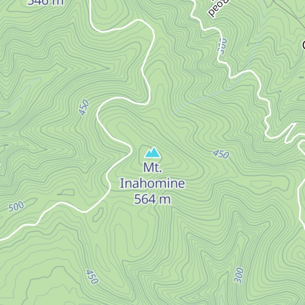 Map of Mt. Inahomine