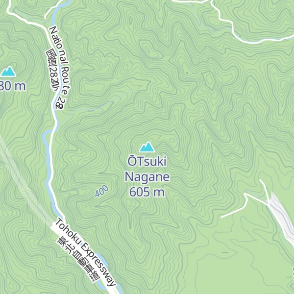 Map of ŌTsuki Nagane