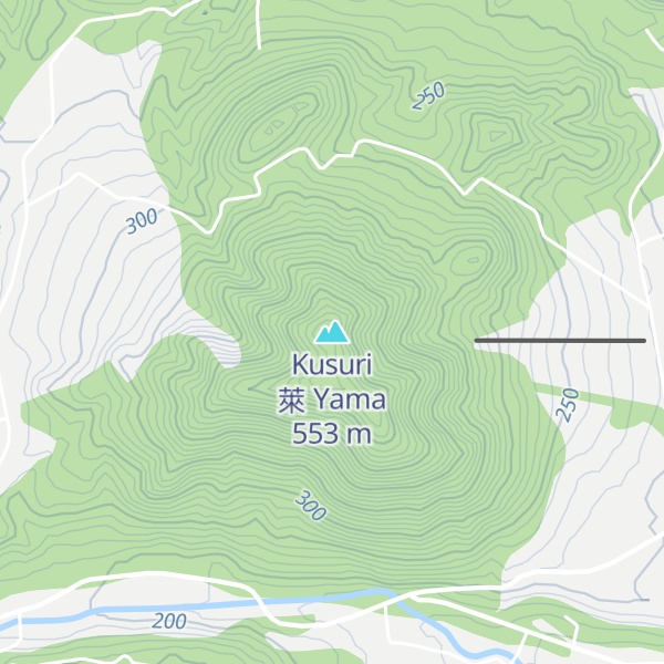 Map of Kusuri 萊 Yama