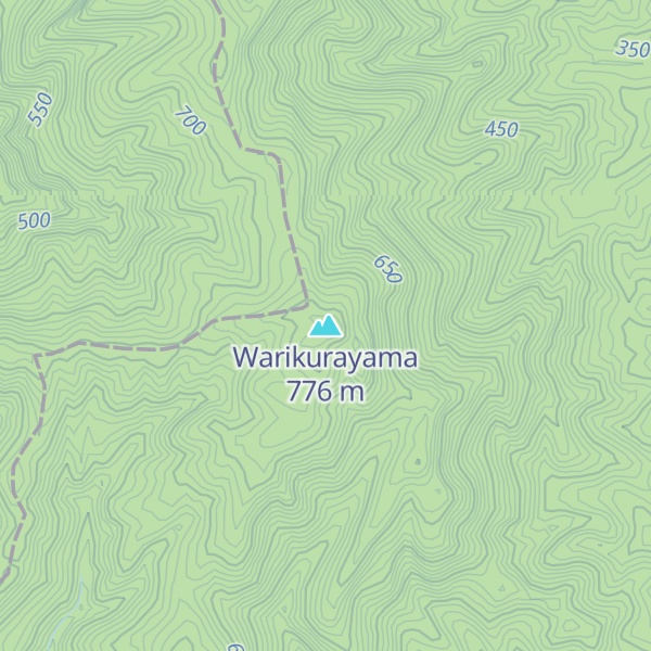 Map of Warikurayama