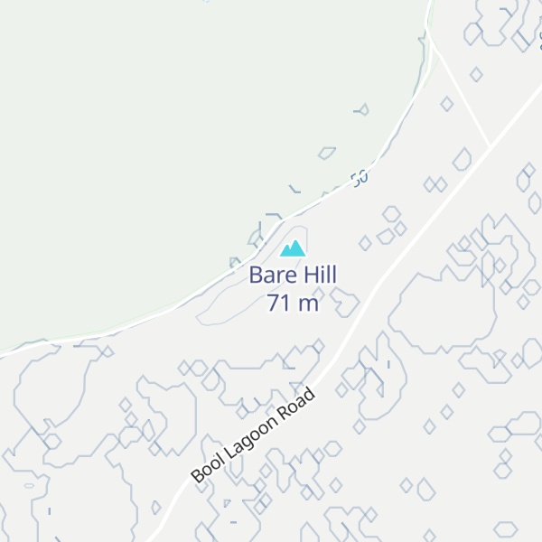 Map of Bald Hill
