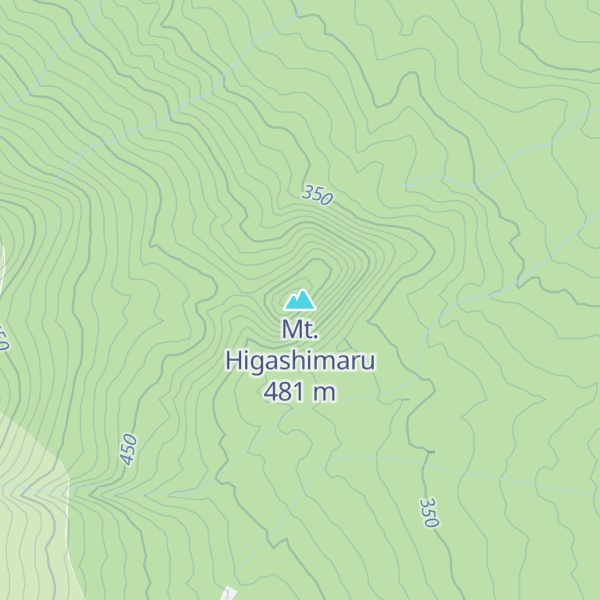 Map of Mt. Higashimaru