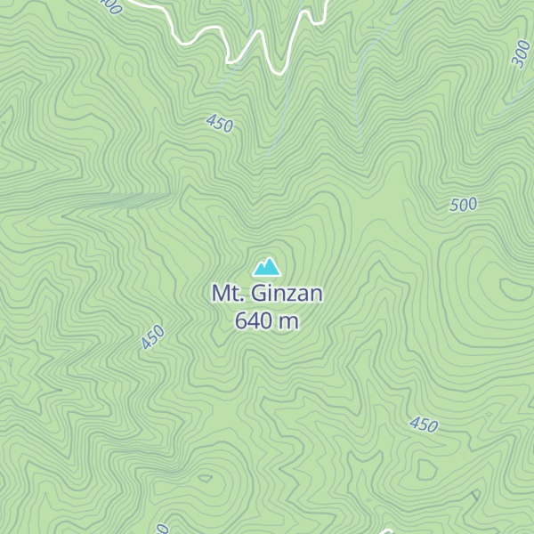 Map of Mt. Ginzan